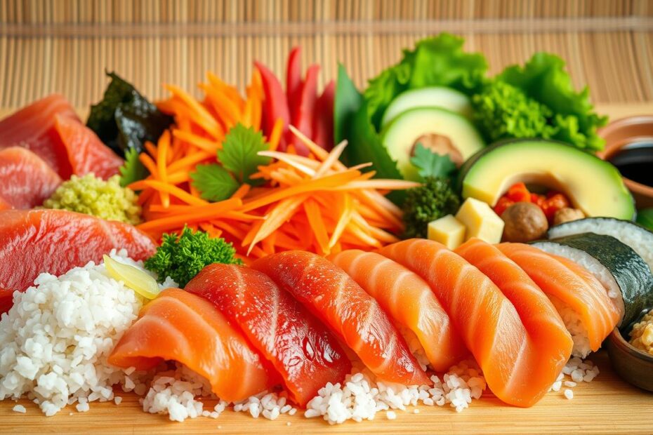 co do sushi do środka