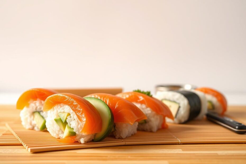 jak zrobić sushi bez maty